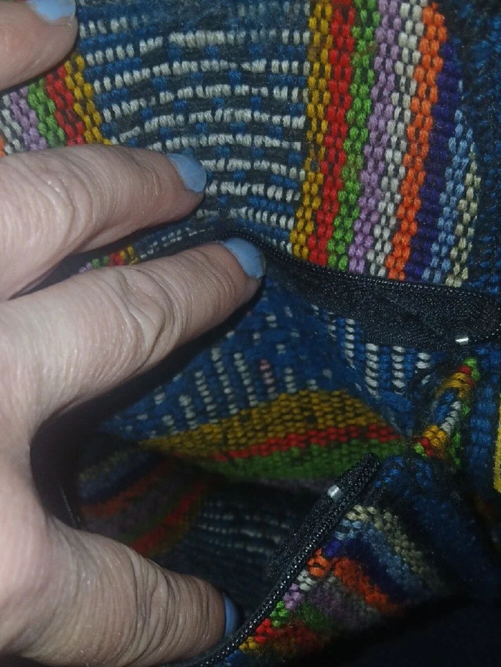 Pinzon Multicolor Hippie Mini Backpack